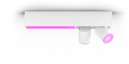 Philips Hue Centris 2er-Spotleuchte: White & Color Ambiance (dimmbar, 16 Mio. Farben, App/Alexa)