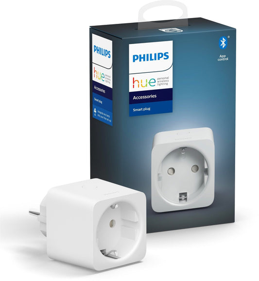 Philips Hue Smart Plug – Verwandelt jedes Gerät smart, steuerbar mit Alexa (Weiß)