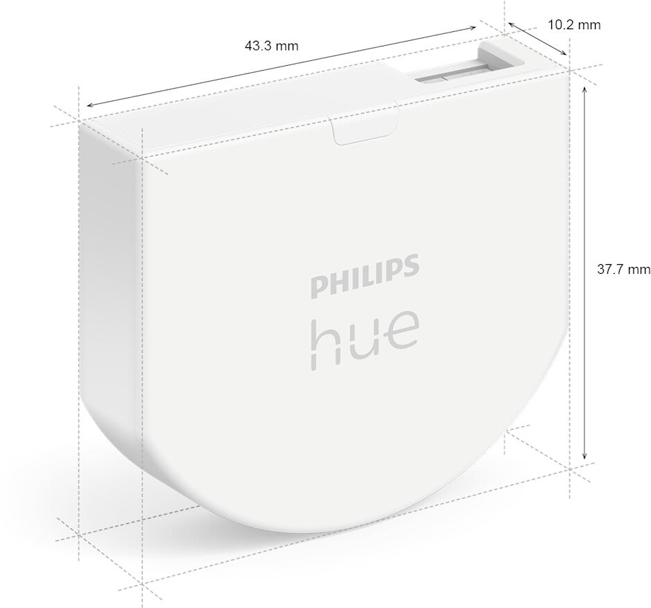 Philips Hue Smart Wandschalter Modul – Einzelpack für smarte Lichtsteuerung