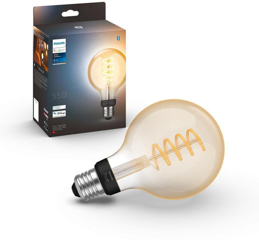 Philips Hue White Ambiance E27 Globe – smarte LED mit allen Weißtönen & App-Steuerung
