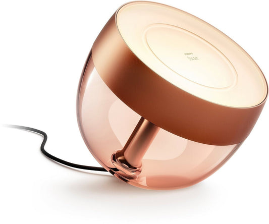 Philips Hue Iris Tischleuchte Special Edition Kupfer - 520lm, 16 Mio. Farben, dimmbar, Alexa-kompatibel