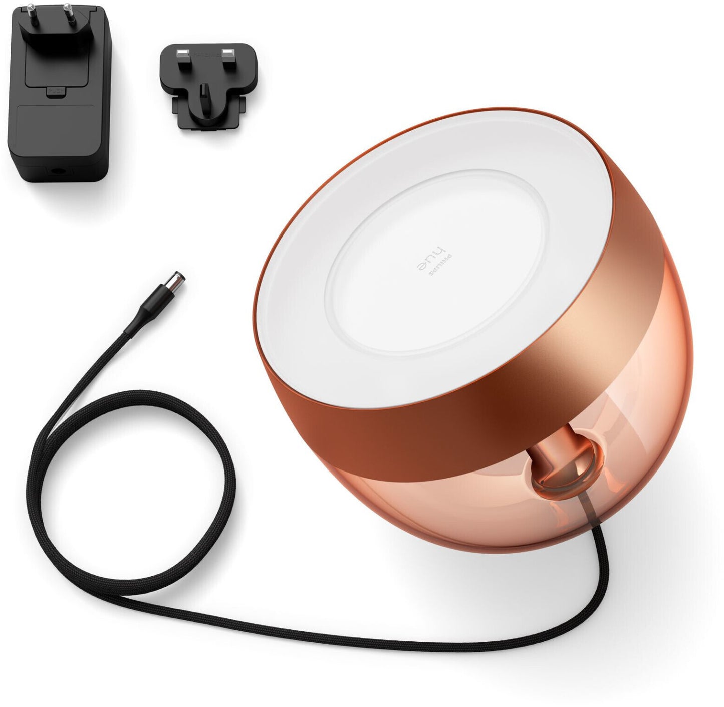 Philips Hue Iris Tischleuchte Special Edition Kupfer - 520lm, 16 Mio. Farben, dimmbar, Alexa-kompatibel